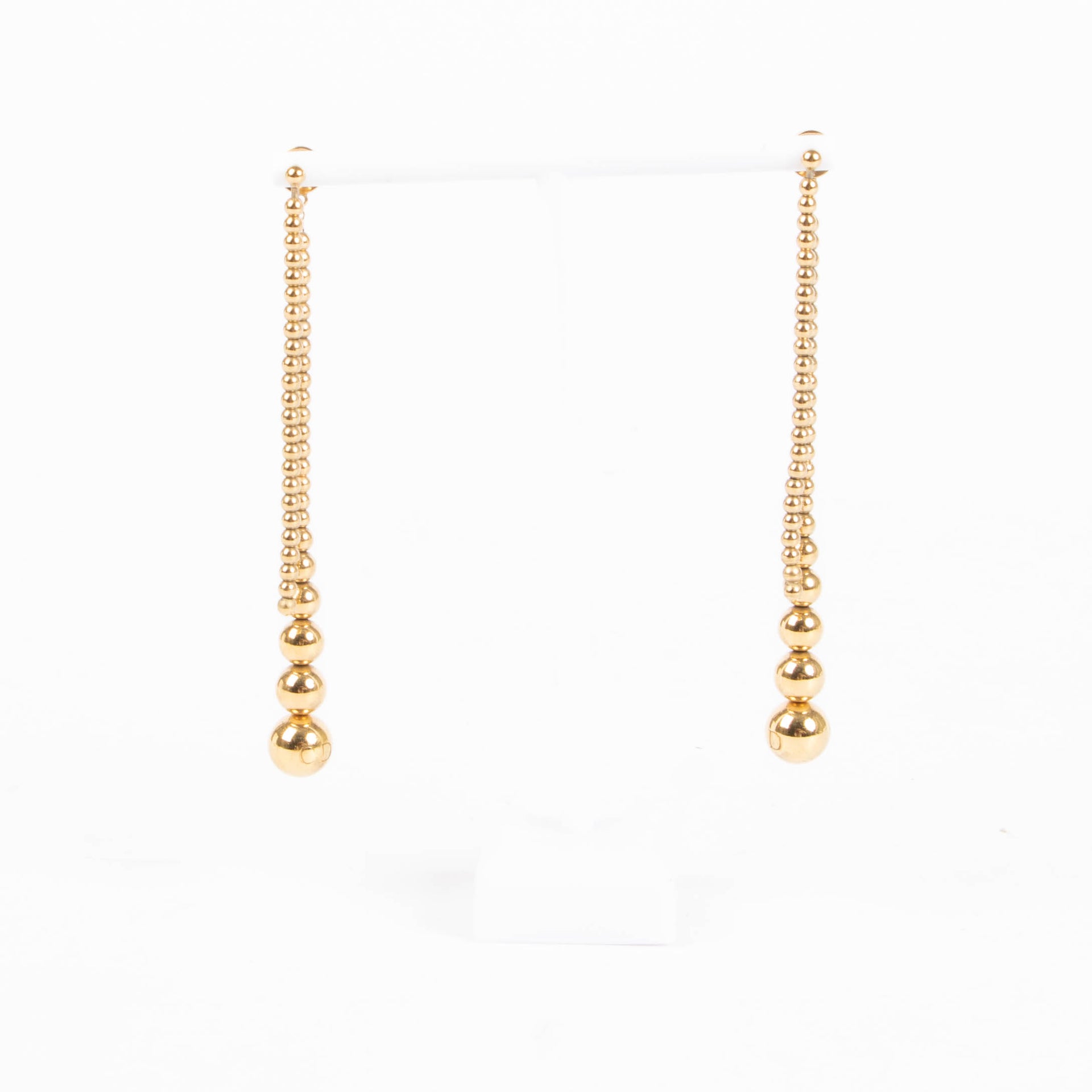 Christian Dior Gold Earrings