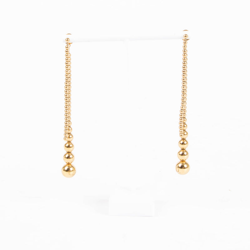 Christian Dior Gold Earrings