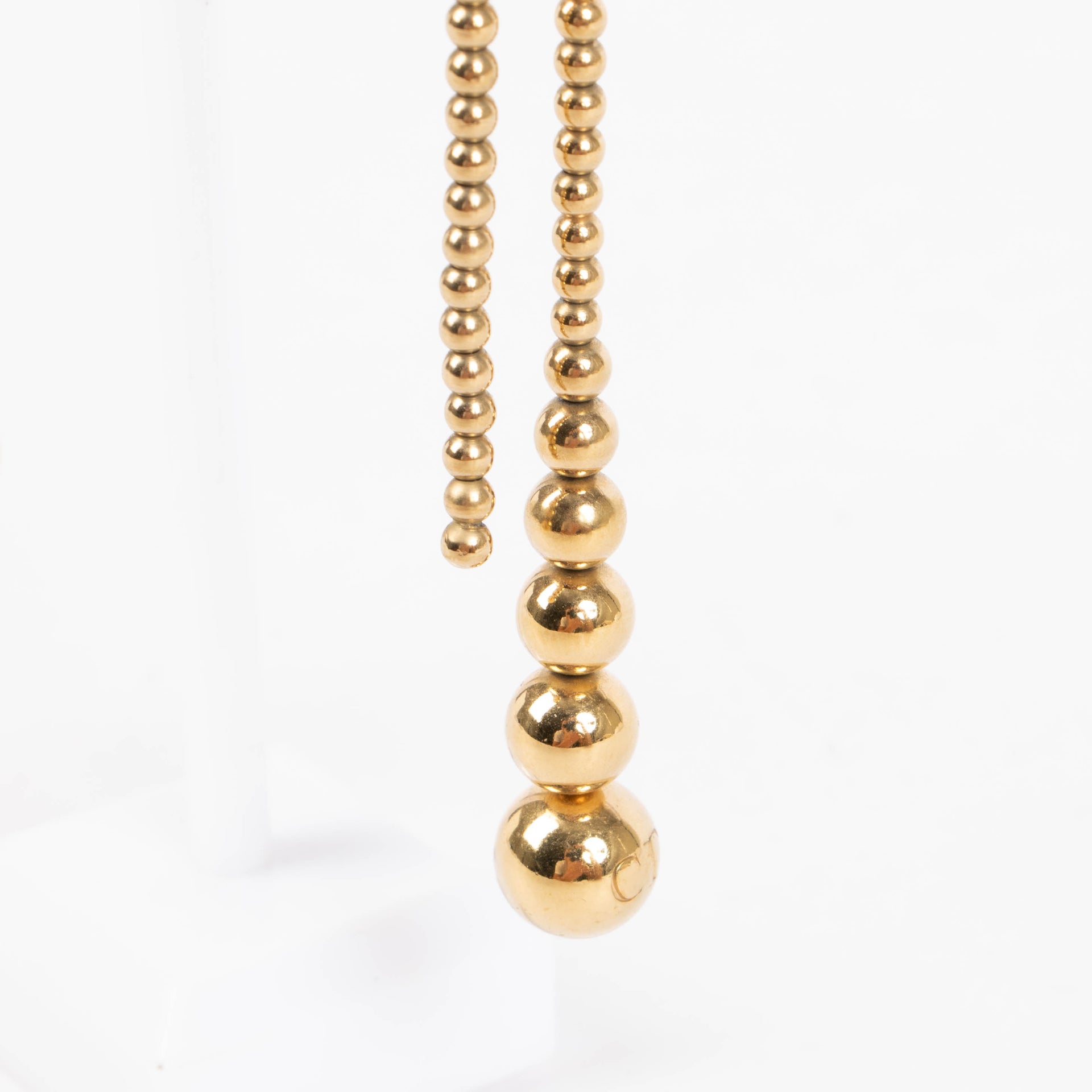 Christian Dior Gold Earrings