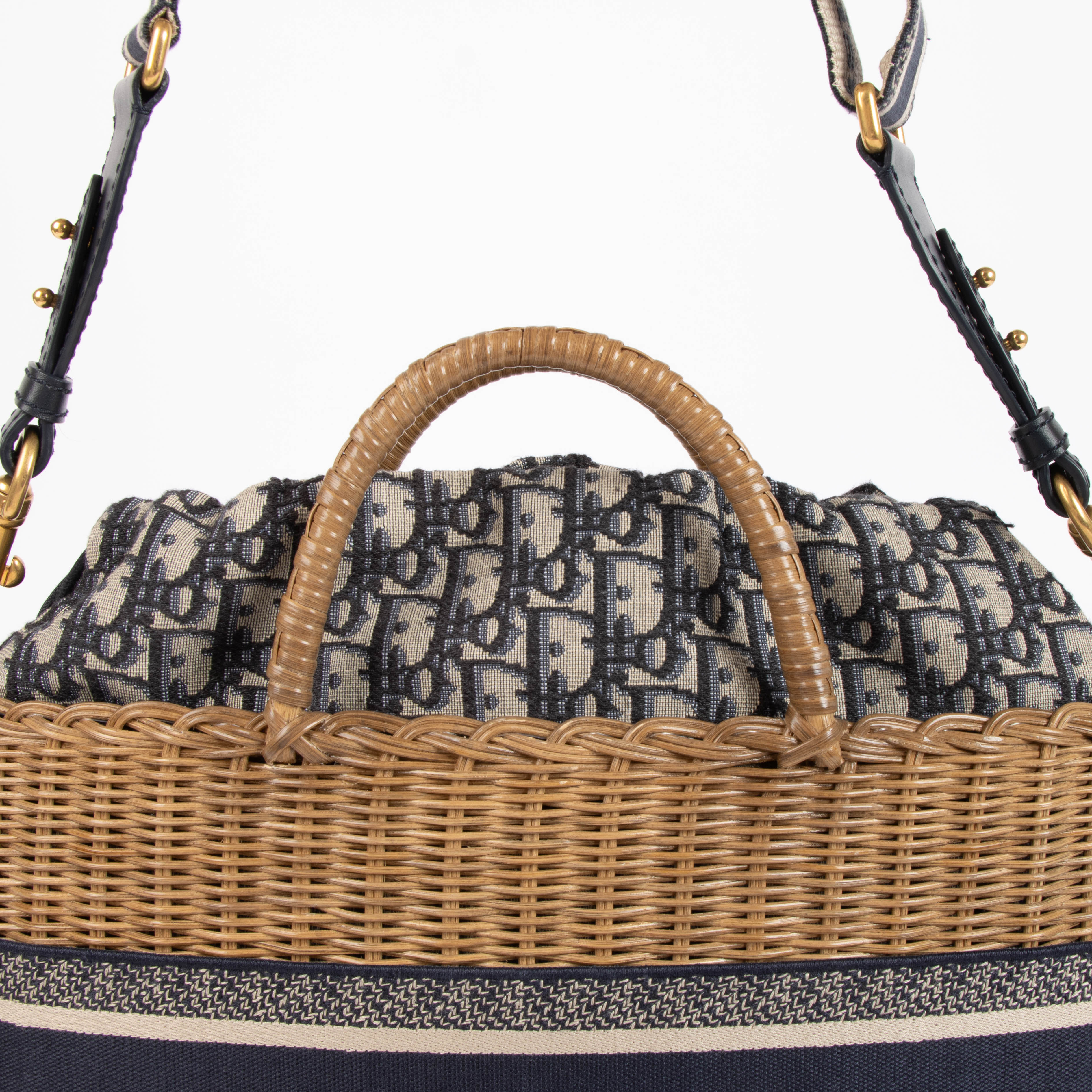 Christian Dior Wicker Basket Bag – Labellov