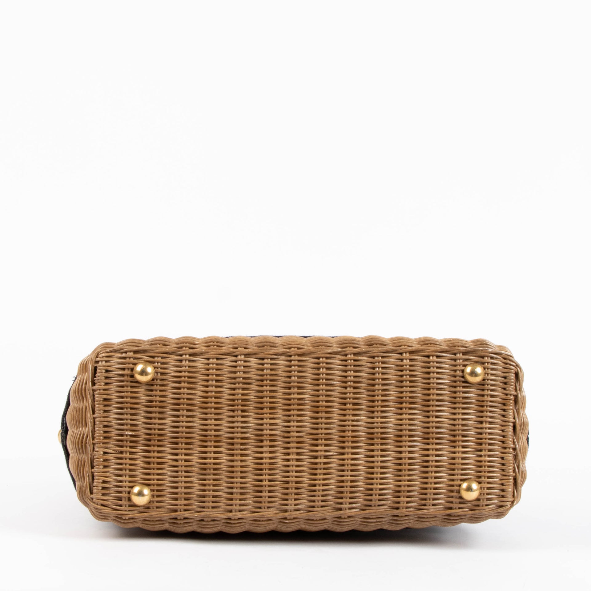 Christian Dior Wicker Basket Bag