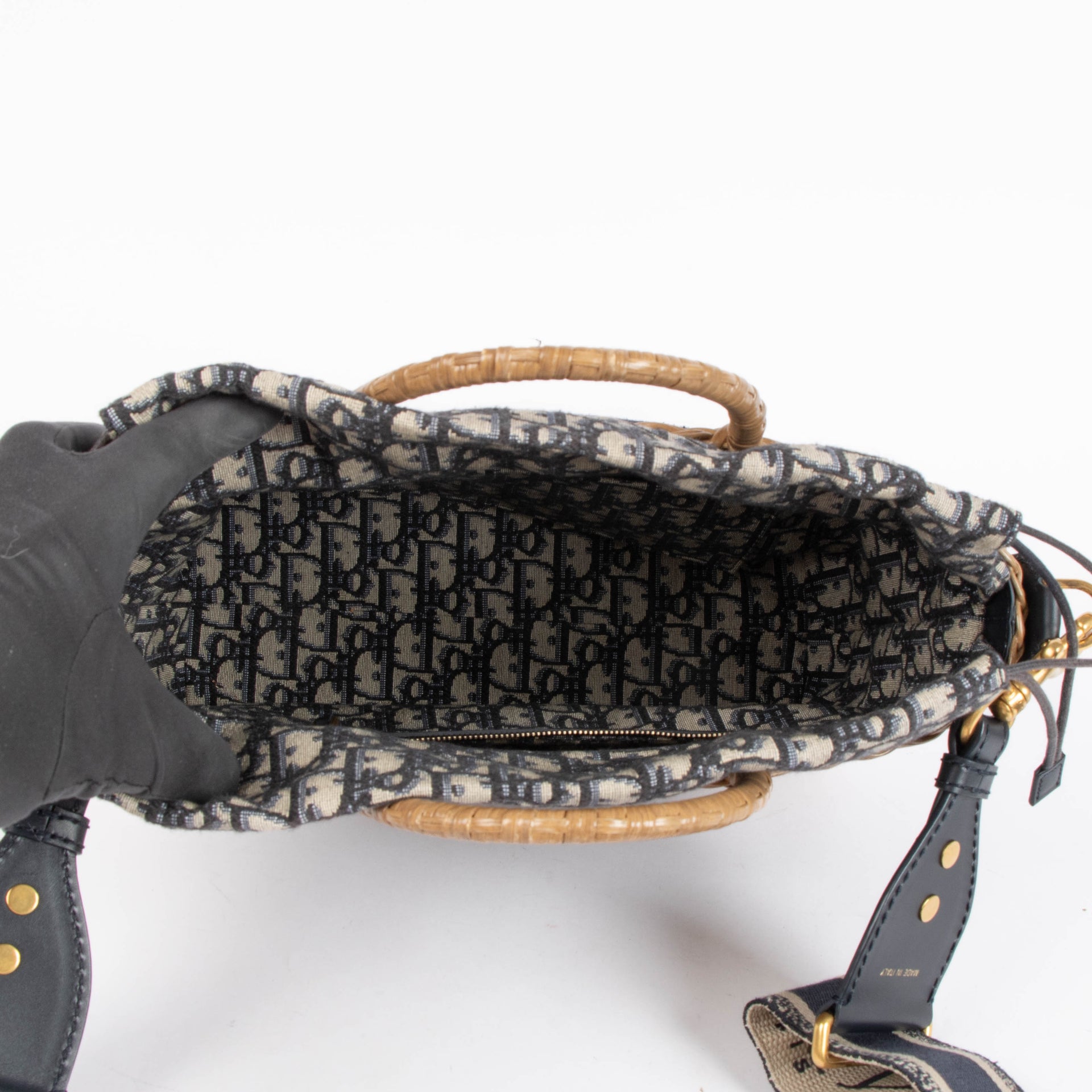 Christian Dior Wicker Basket Bag