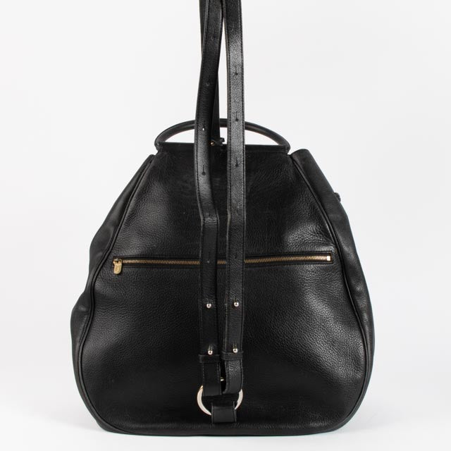 新品BLACKLABEL9.5 lucero Delvaux Black Leather Lucifer Backpack – Labellov
