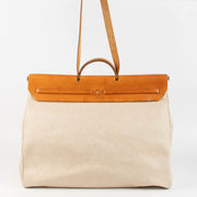 Shop this 100% authentic Hermès Herbag Cabine Canvas/Leather Travel Bag at Labellov.com