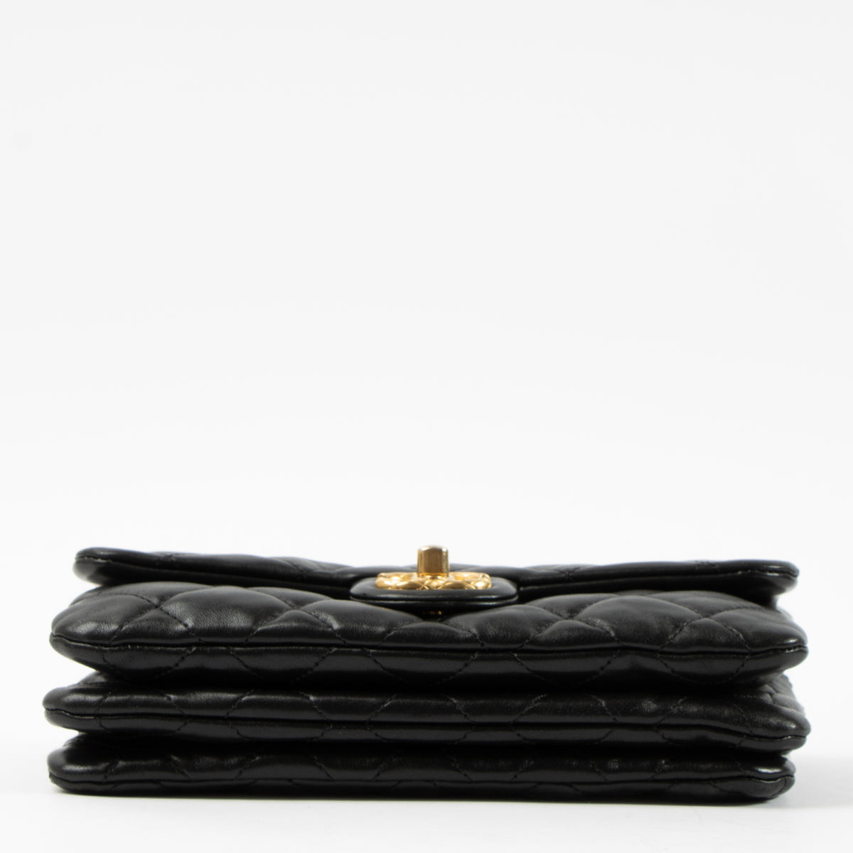 Shop the authentic Chanel Black Lambskin Small Pillow Crush Flap Bag on Labellov.com.