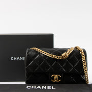 Shop the authentic Chanel Black Lambskin Small Pillow Crush Flap Bag on Labellov.com.