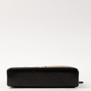 Shop this authentic Chanel 26S Suede/Shiny Lambskin Slim Vanity with Chain pre-loved on Labellov.com.