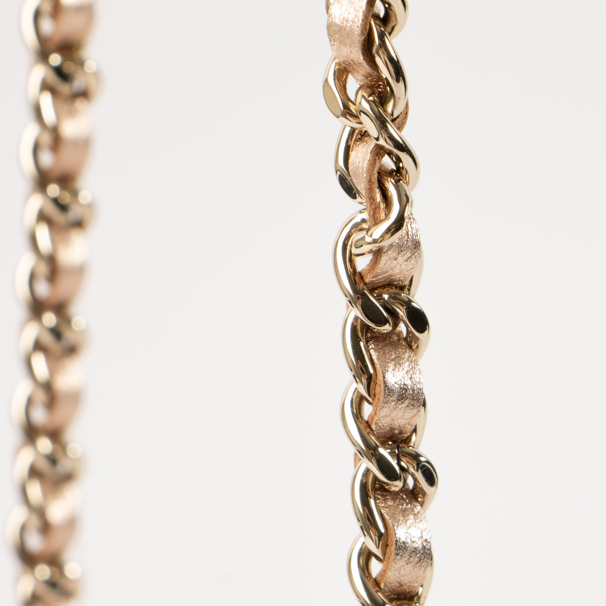 Shop this authentic Chanel 26C Metallic Rose Gold Caviar Wallet On Chain Bag pre-loved on Laballov.com