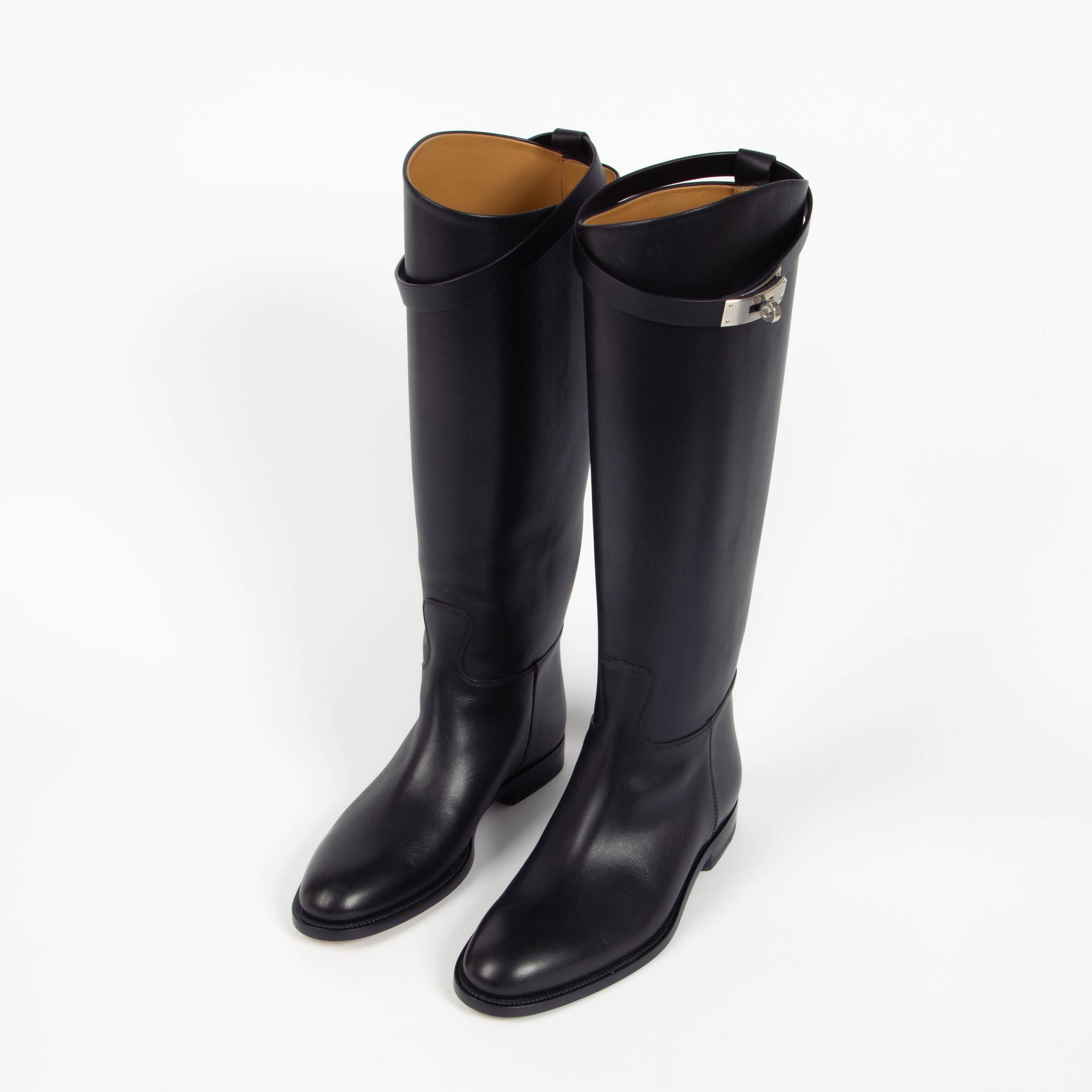 Hermes Black Box Jumping Boots - Size 37.5