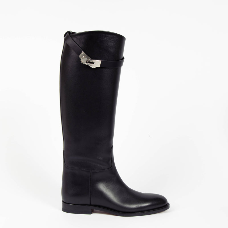 Hermes Black Box Jumping Boots - Size 37.5