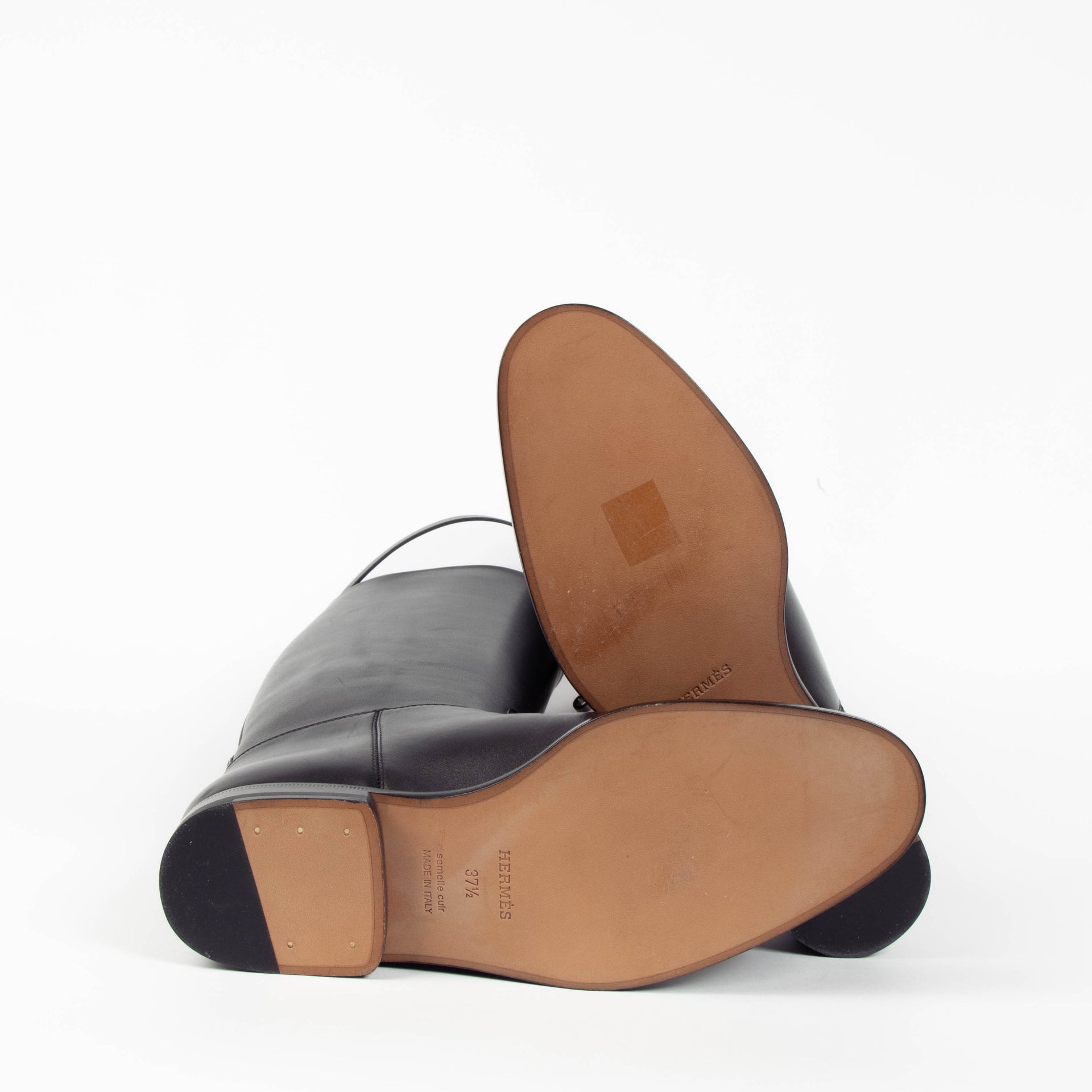 Hermes Black Box Jumping Boots - Size 37.5