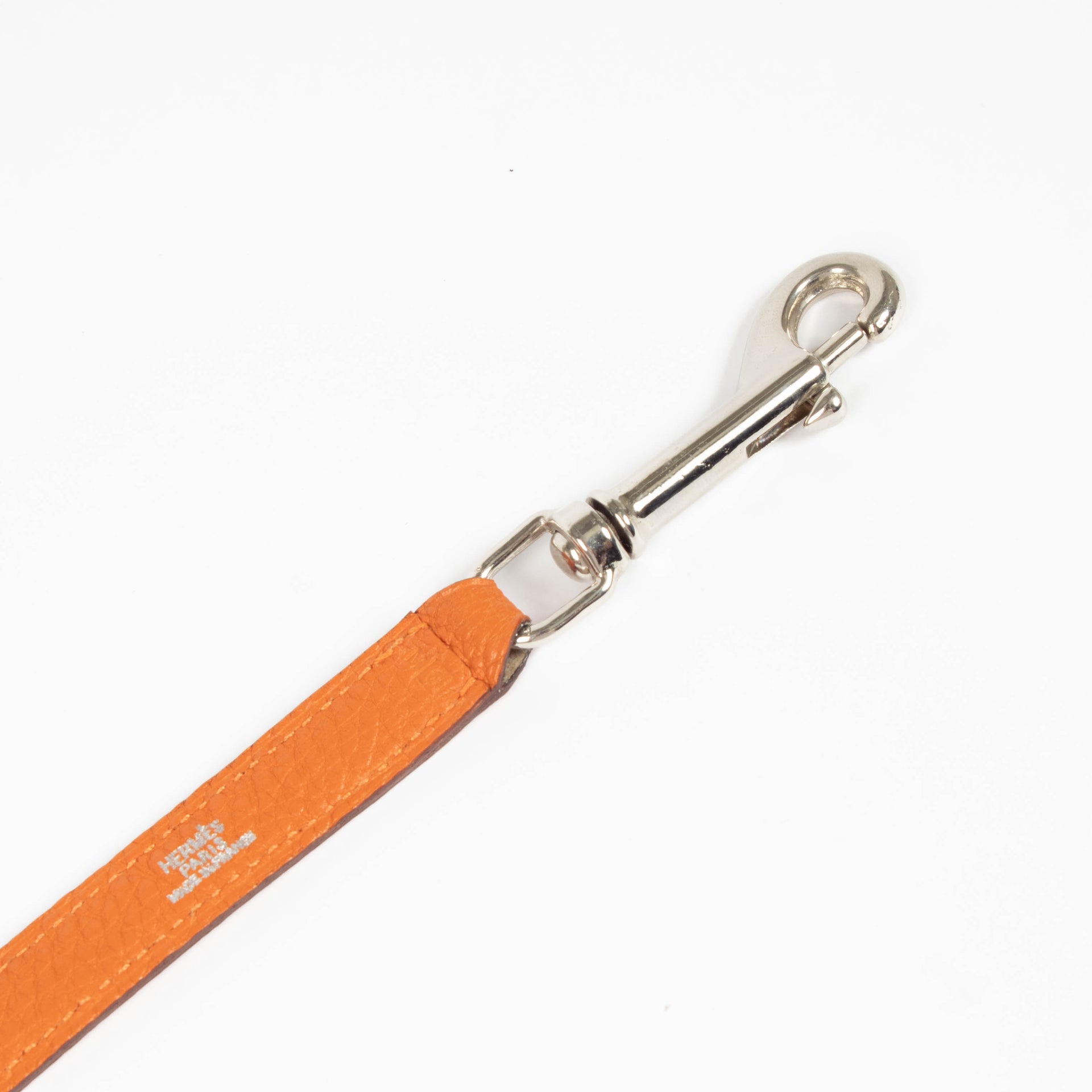 Hermes Orange Kelly Dog Leash