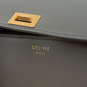 Shop this authentic Celine Grey Satinated Calfskin Medium Classic Bag pre-loved on Labellov.com