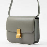 Shop this authentic Celine Grey Satinated Calfskin Medium Classic Bag pre-loved on Labellov.com