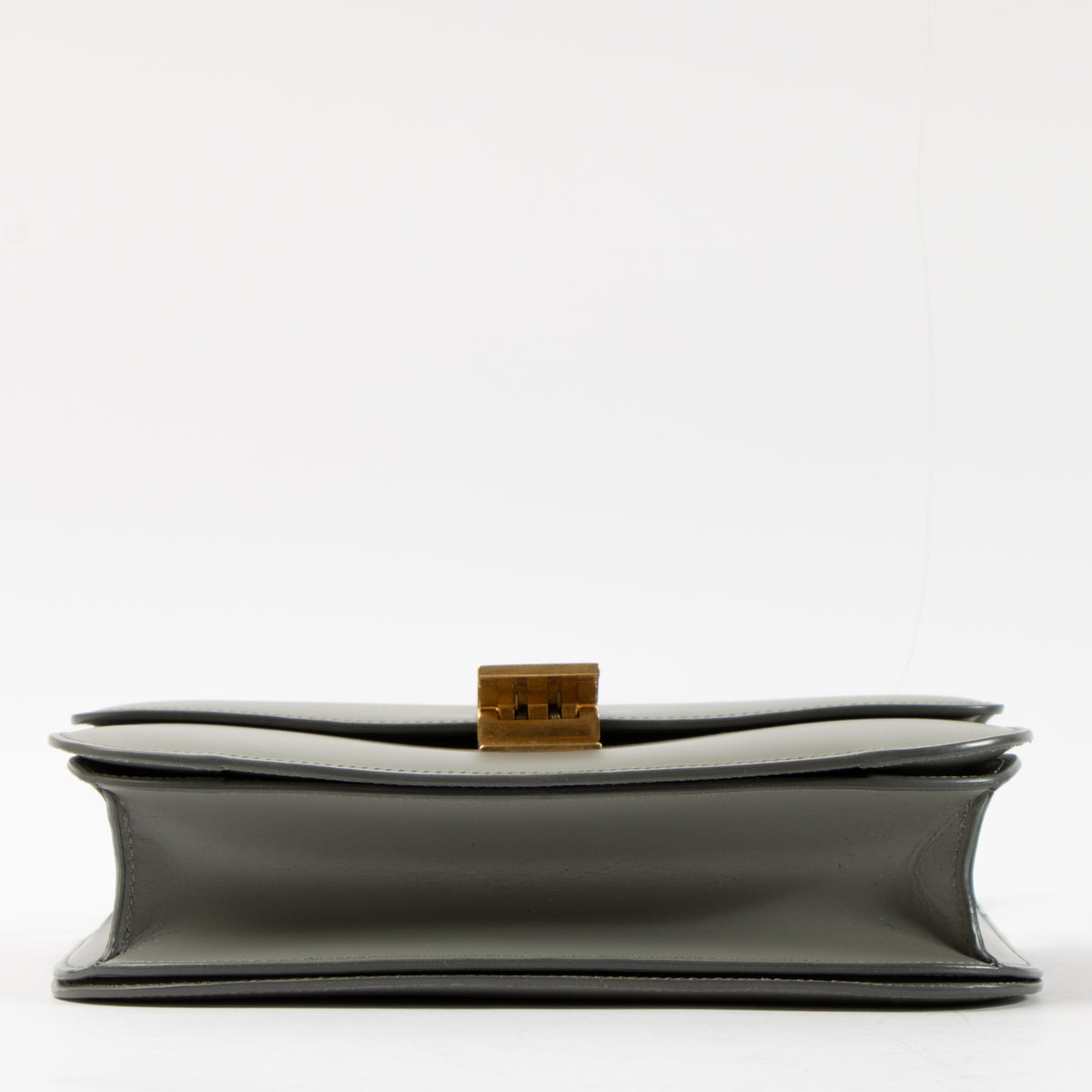 Shop this authentic Celine Grey Satinated Calfskin Medium Classic Bag pre-loved on Labellov.com