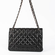 Shop the authentic Chanel Black Jumbo Classic Flap Bag second hand on Labellov.com