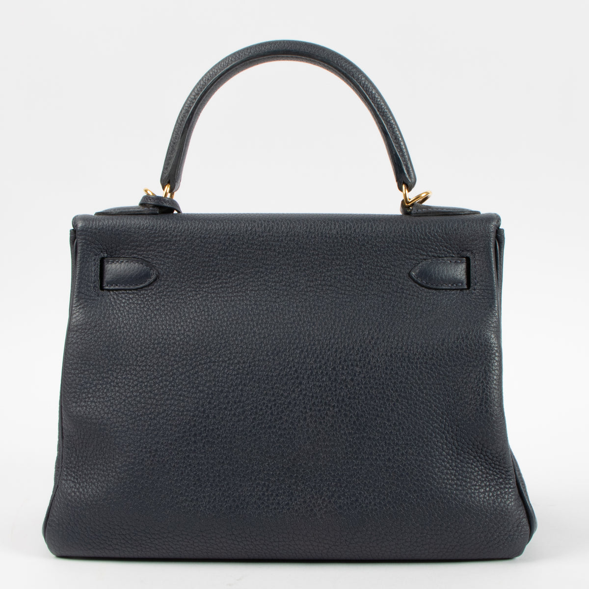 Hermes Kelly 28 Bleu Nuit Togo GHW