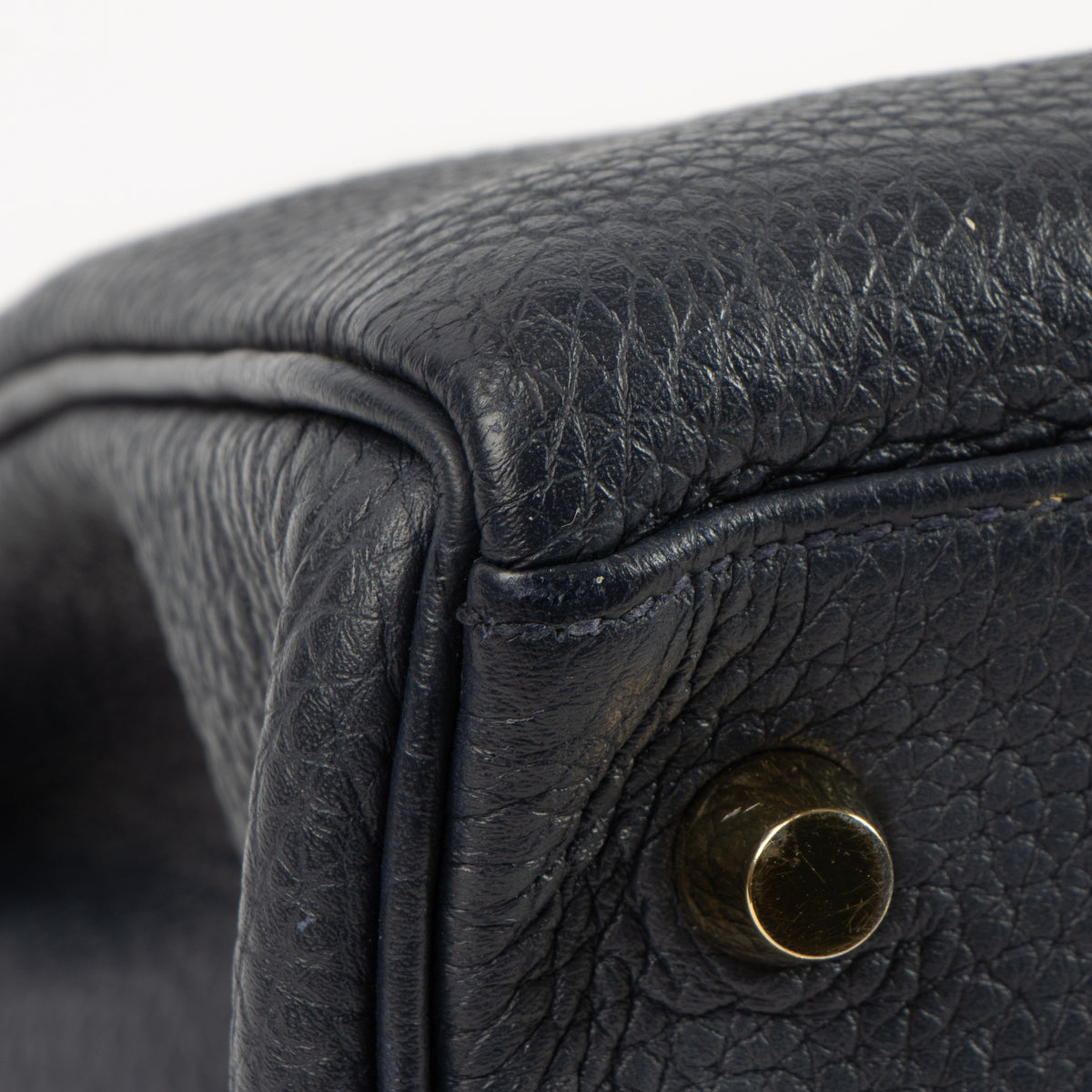 Hermes Kelly 28 Bleu Nuit Togo GHW