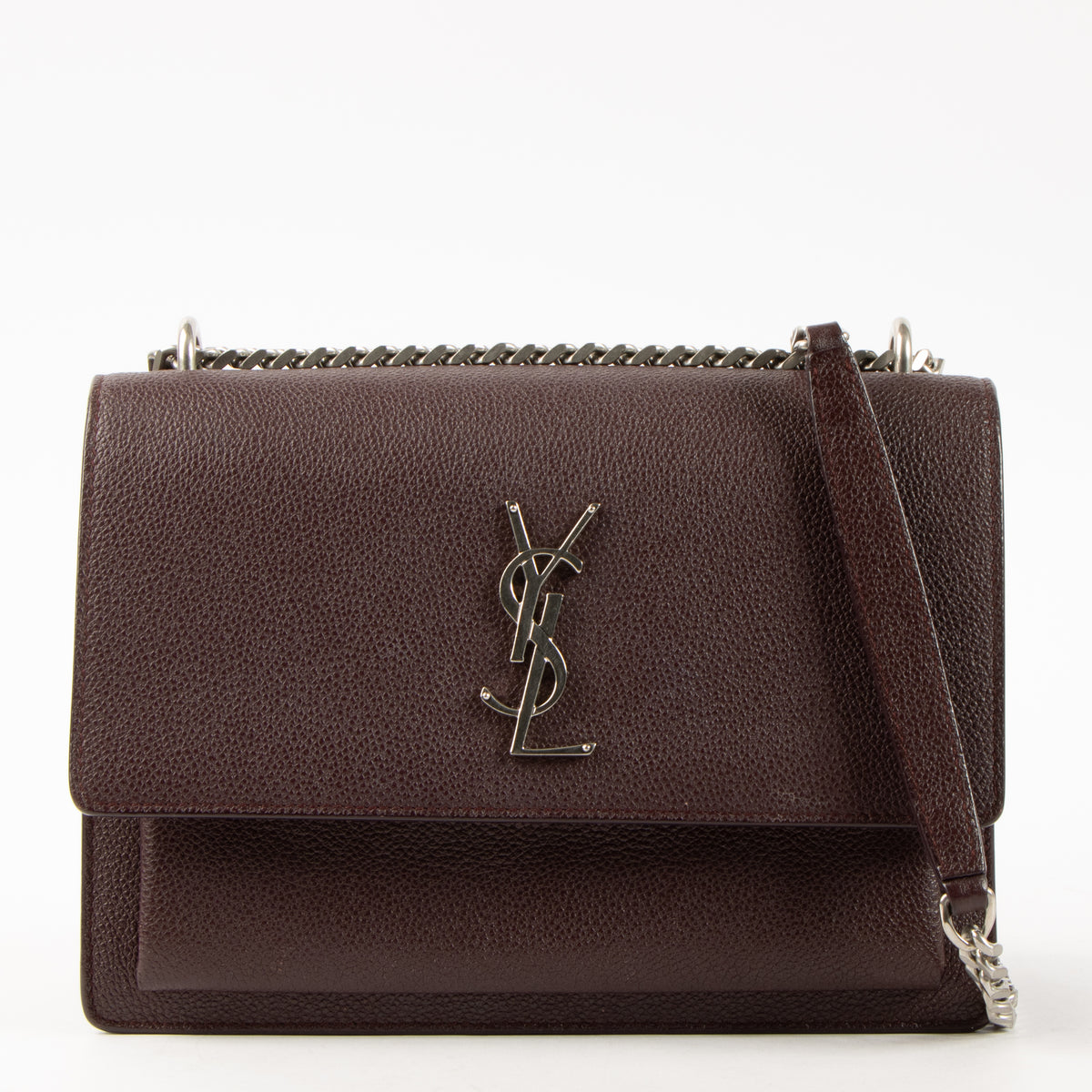 Shop this authentic Saint Laurent Small Sunset Bag Pre-Loved on Labellov.com