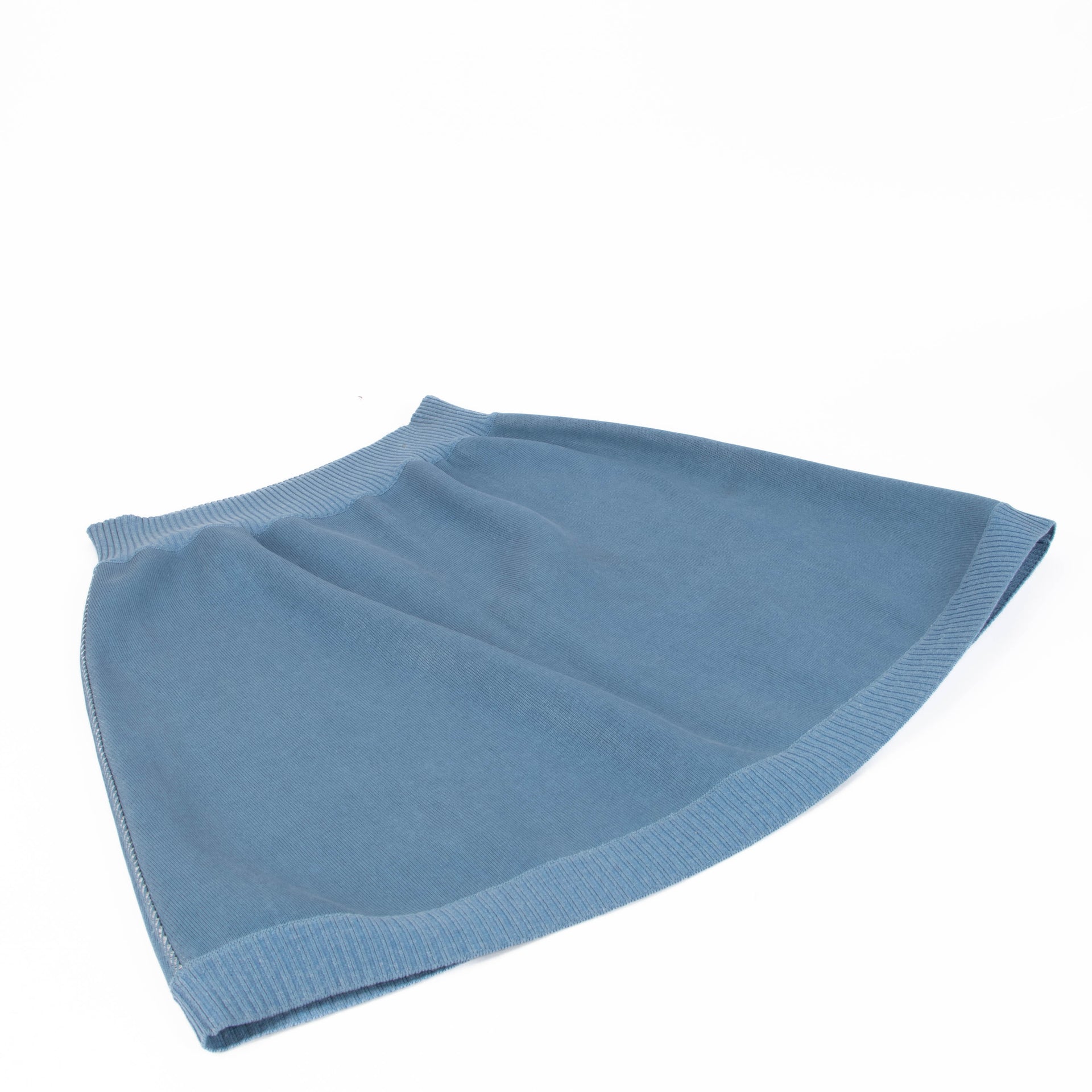 Shop the authentic Chanel Blue Cotton Skirt second hand on Labellov.com