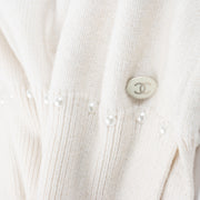 Shop this authentic Chanel Cream Pearl Embellished Sweater pre-loved on Labellov.com