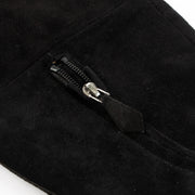 Shop this authentic Hermes Black Suede High Wedge Boots- Size 38 pre-loved on Labellov.com