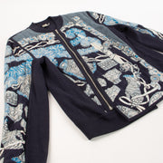 Shop this authentic Hermes Blue Printed Jacket pre-loved on Labellov.com