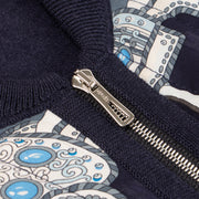 Shop this authentic Hermes Blue Printed Jacket pre-loved on Labellov.com