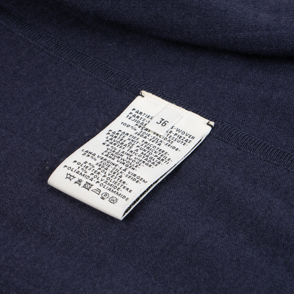 Hermes Blue Printed Jacket- Size FR 36