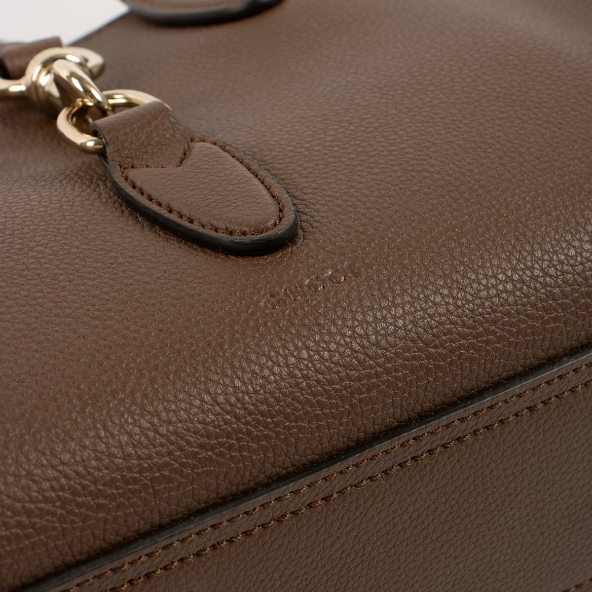 Shop the authentic Gucci Brown Small Soft Jackie Tote Bag second hand on Labellov.com!