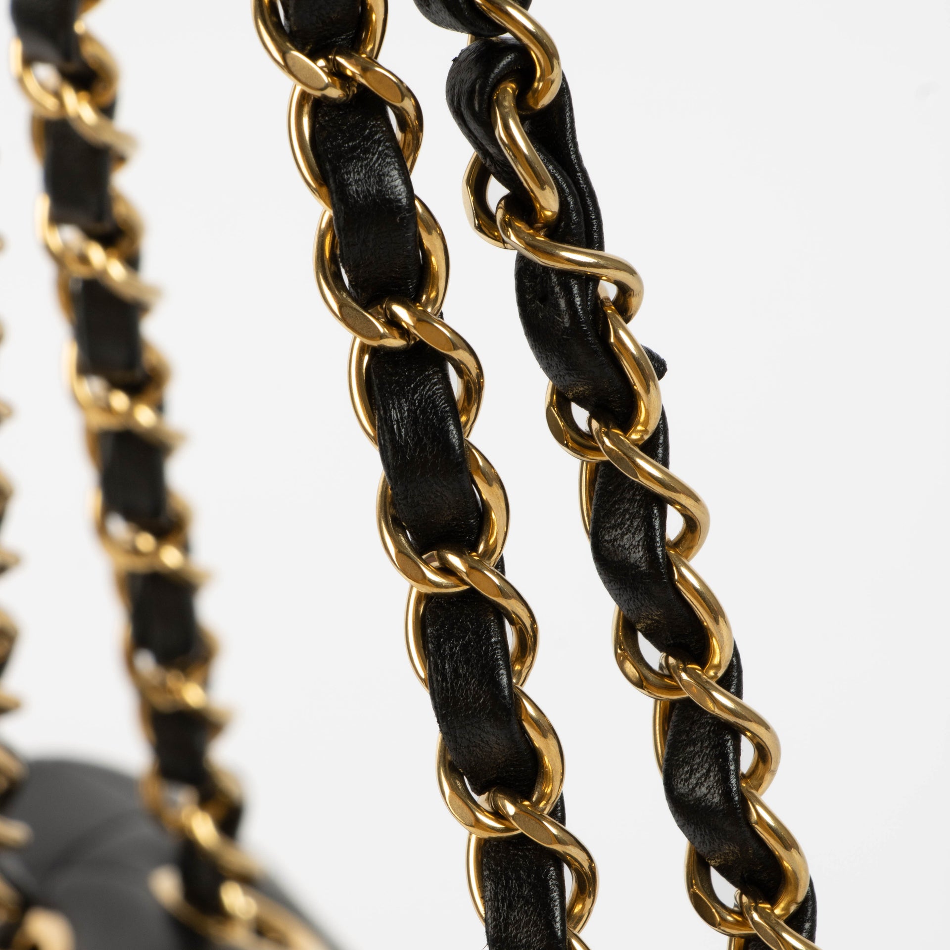 Shop the authentic Chanel Black Lambsbkin Medium Classic 11.12 Bag second hand on Labellov.com