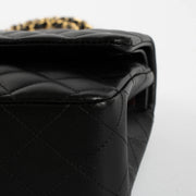 Shop the authentic Chanel Black Lambsbkin Medium Classic 11.12 Bag second hand on Labellov.com