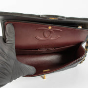 Shop the authentic Chanel Black Lambsbkin Medium Classic 11.12 Bag second hand on Labellov.com