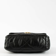 Shop the authentic Chanel Black Goatskin Small Chanel 19 Bag second hand on Labellov.com