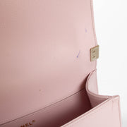 Shop the authentic Chanel Pink Caviar Medium Boy Chanel Bag second hand on Labellov.com