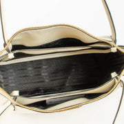 Shop the authentic Prada White Leather Medium Darling Shoulder Bag second hand on Labellov.com