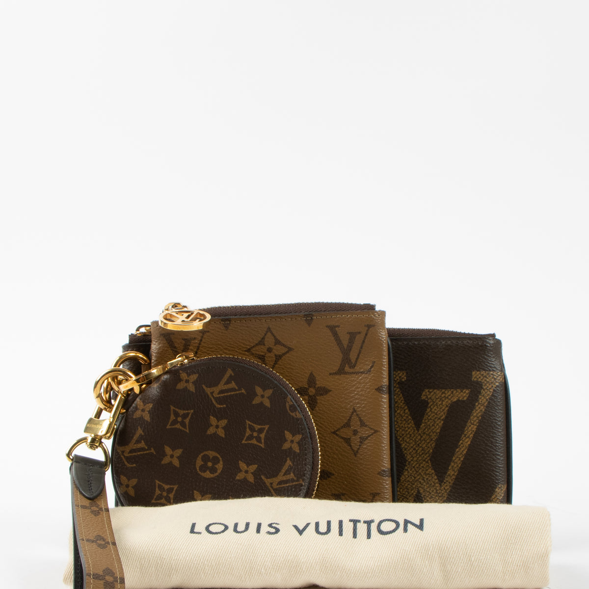Shop this authentic Louis Vuitton Monogram Trio Pouch Bag pre-loved on Labellov.com