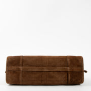 Shop this authentic Prada Cocoa Brown Suede Medium Bonnie Bag pre-loved on Labellov.com