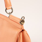 Shop this authentic Dolce & Gabbana Salmon Pink Large Sicily Bag on Labellov.com