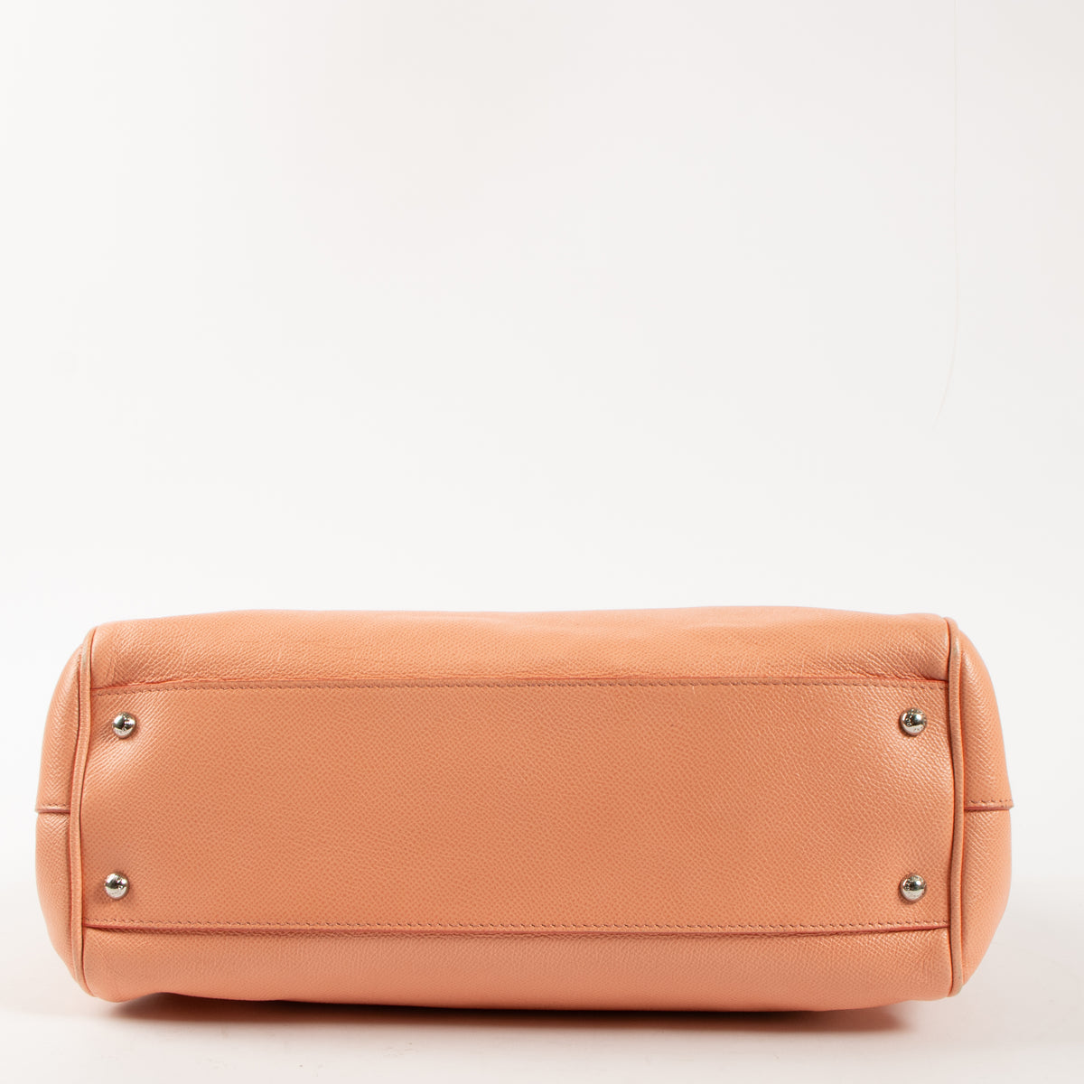 Shop this authentic Dolce & Gabbana Salmon Pink Large Sicily Bag on Labellov.com
