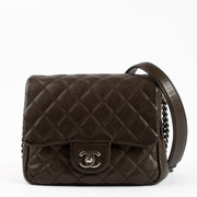 Shop the authentic Chanel Brown Calfskin Small Rock Flap Bag on Labellov.com !