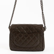 Shop the authentic Chanel Brown Calfskin Small Rock Flap Bag on Labellov.com !
