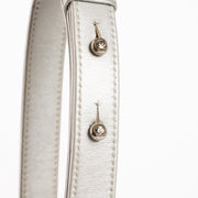Shop the authentic Chanel Silver Calfskin Small Boy Chanel Bag on Labellov.com !