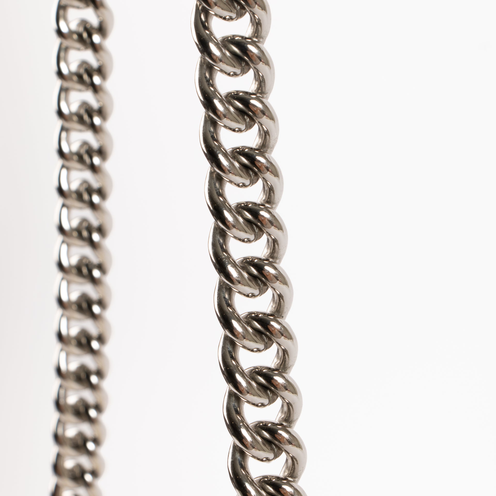 Chanel White Perforated Large Boy Chanel Bag