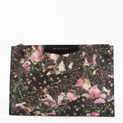 Shop the authentic Givenchy Black Floral Printed Leather Clutch on Labellov.com !