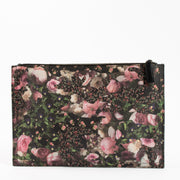 Shop the authentic Givenchy Black Floral Printed Leather Clutch on Labellov.com !