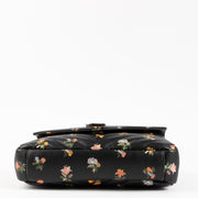 Shop the authentic Saint Laurent Black Floral Medium College Bag on Labellov.com !