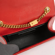 Shop the authentic Saint Laurent Red Leather Kate Small Bag on Labellov.com !