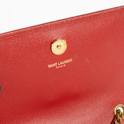 Shop the authentic Saint Laurent Red Leather Kate Small Bag on Labellov.com !