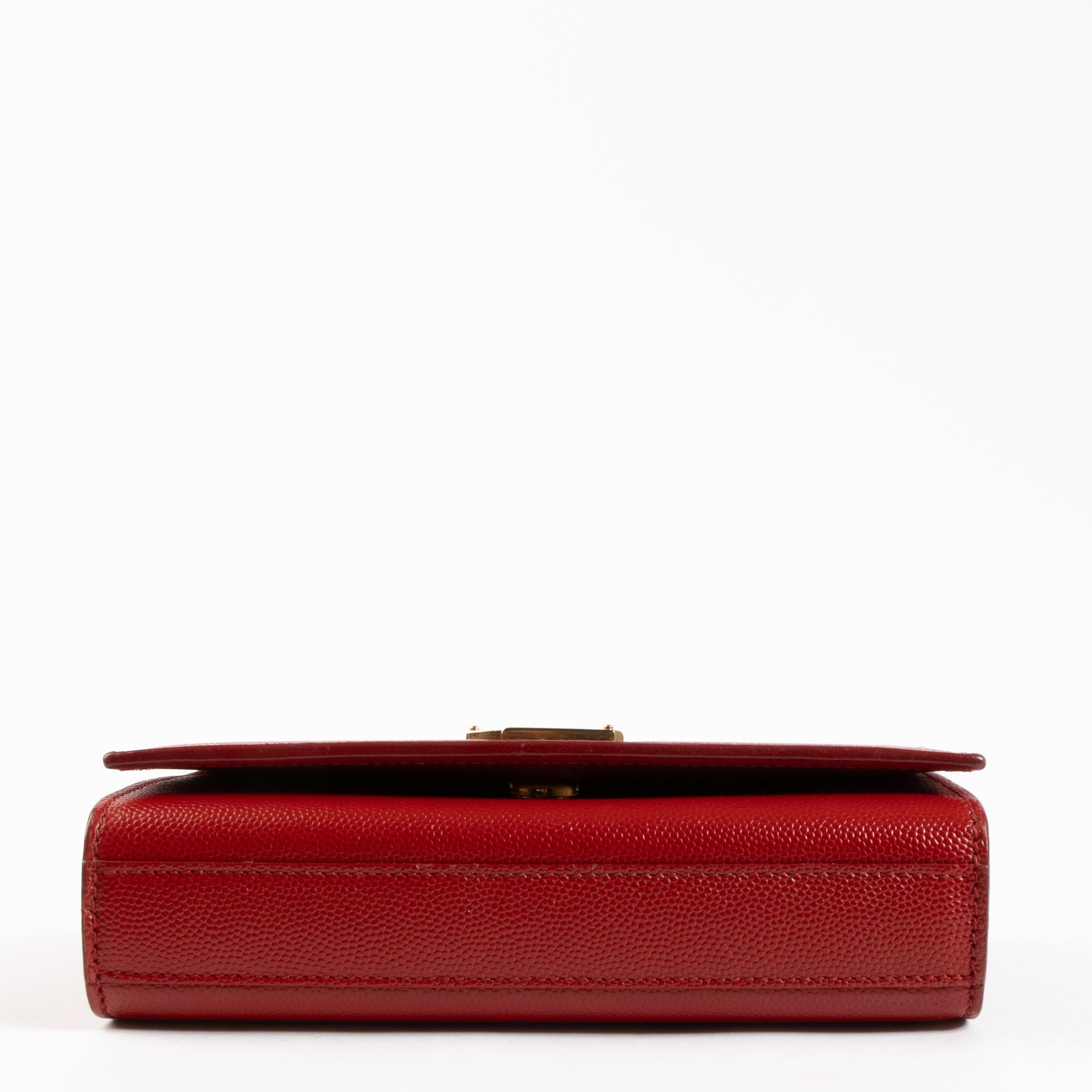 Shop the authentic Saint Laurent Red Leather Kate Small Bag on Labellov.com !